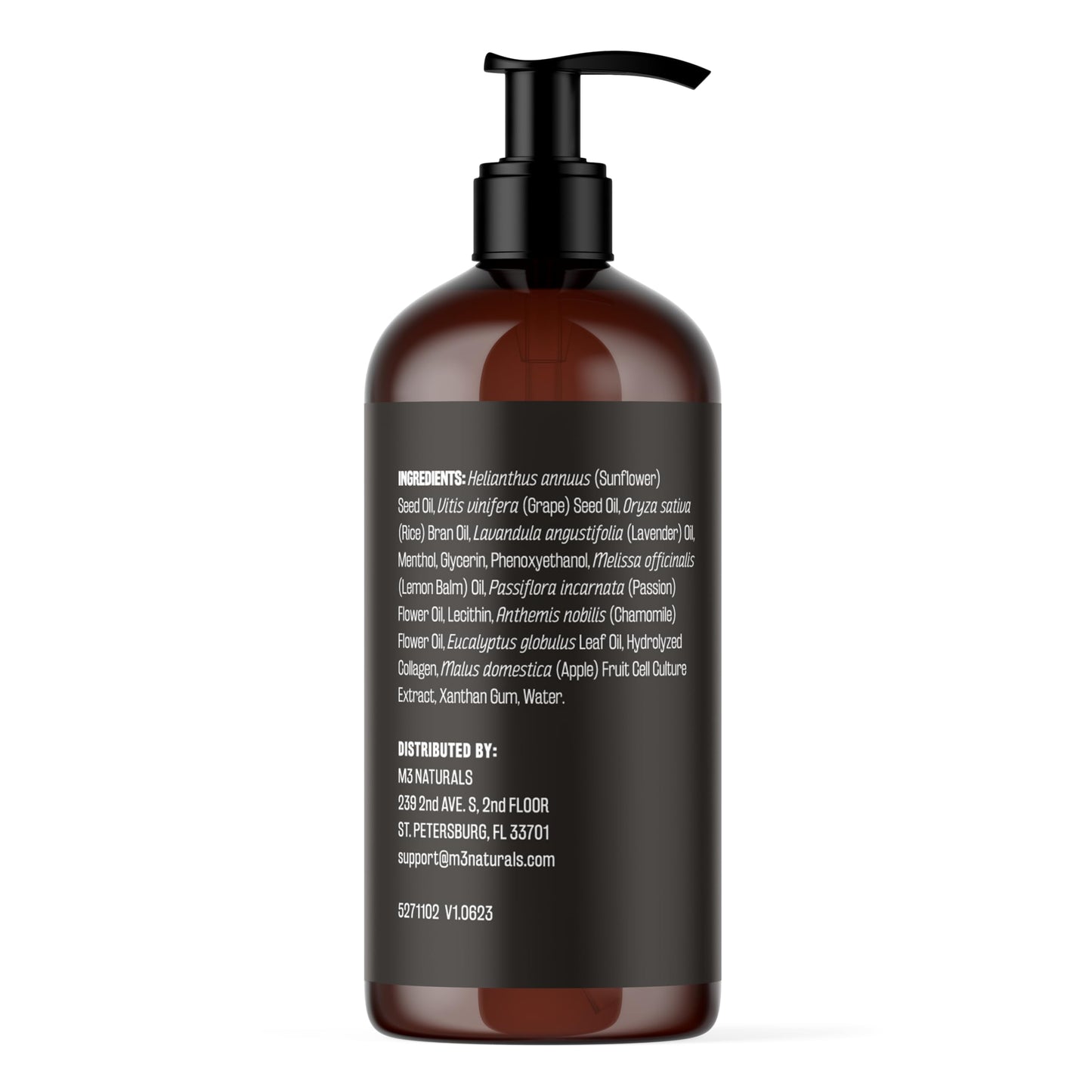 M3 Naturals Firming Body Massage Oil with Collagen & Stem Cell – Helps Smooth The Appearance of Cellulite & Improve Skin Texture – Refreshing Aromatherapy Body Oil for Legs & Full Body – 16 Fl Oz
