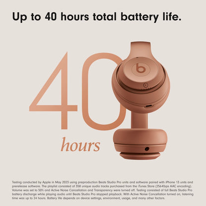Beats Studio Pro x Kim Kardashian – Premium Wireless Over-Ear Headphones- Up to 40-Hour Battery Life, Active Noise Cancelling, USB-C Lossless Audio, Apple & Android Compatible - Dune