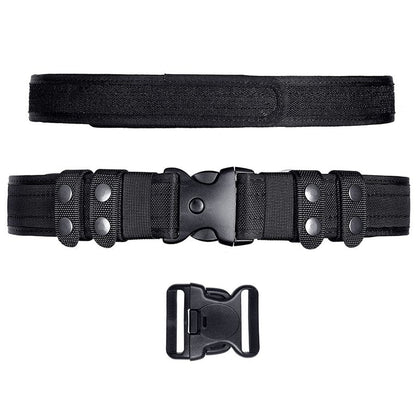 TAFTACFR Duty Belt for Law Enforcement Utility Security Military Police 2.0" Tactical Patrol Belt Set (Large)