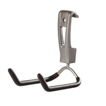 Rubbermaid Fasttrack Wall Mounted Garage Storage Utility Multi Hook for Tools, Chairs, Hose, Equipment, and Other Items, Supports 25 Lbs Each (6 Pack)