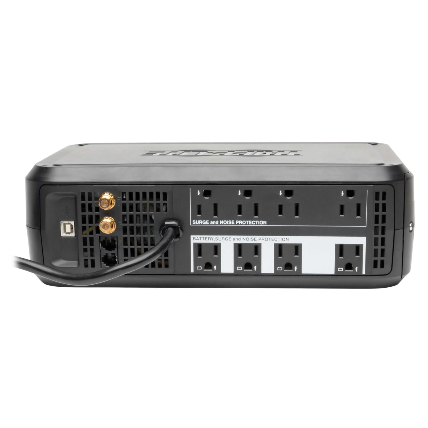Tripp Lite 1000VA Smart UPS Battery Back Up, 500W Tower, 8 Outlets, LCD Display, AVR, USB, Tel / DSL / Coax Protection, 3 Year Warranty & $250,000 Insurance (SMART1000LCD) Black