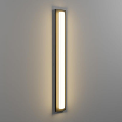 LamQee 47.2 in Aluminum Long Outdoor Wall Lights, 2900K 3000LM LED Waterproof IP65, Linear Modern Exterior Lighting Fixtures Wall Mount Outside Sconce Acrylic Shade for House Porch Patio Garage Door