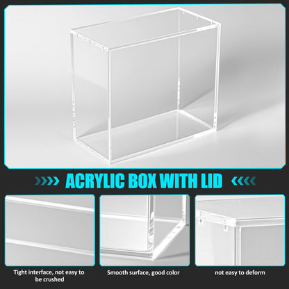 ETB Protector case, Elite Trainer Box 8mm+5mm Ultra Thick Stackable Acrylic Protector with Strong Magnets - Compatible with Elite Trainer Boxes