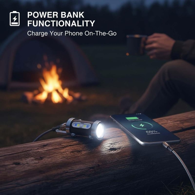 Portable Rechargeable Keychain Flashlight, 1200 Lumens Mini Key Chain Light with 7 Modes, EDC Small Flashlights Rechargeable Waterproof, Tiny LED Flashlight for Keychain Purse Pocket for Men Women