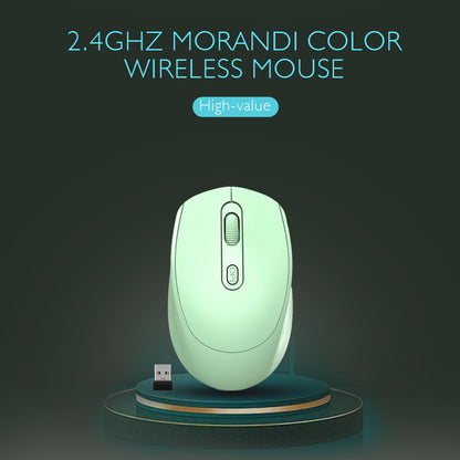 ONE-UP Wireless Mouse, 2.4G, Silent, USB Nano Receiver, for Laptop, Chromebook, PC, Mac, Windows and School Work (Black)