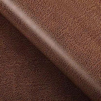FunStick Brown Wallpaper Peel and Stick Modern Faux Leather Contact Paper Self Adhesive Crocodile Brown Wallpaper Stick and Peel Waterproof Leather Wall Paper for Bedroom Bathroom Shelves 15.8"x78.8"