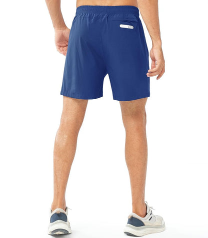 NORTHYARD Men's Athletic Running Shorts Gym Workout 7"/9"/5" Quick Dry Lightweight Sports Basketball Tennis 3 Zipper Pockets ROYALBLUE-5inch 2XL