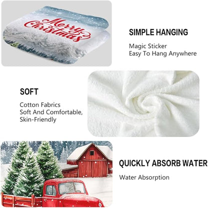 Christmas Hand Towels for Bathroom