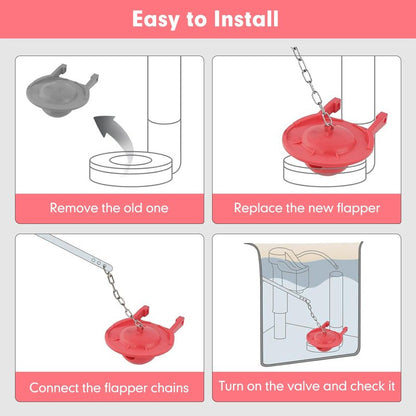 3 Inch Toilet Flapper Replacement,Toilet Tank Plug Flapper Kit for TOTO Flapper Model G-Max, THU138S, THU175S and THU331S,Rubber Toilet Flapper Replacement Kit,Easy to Install