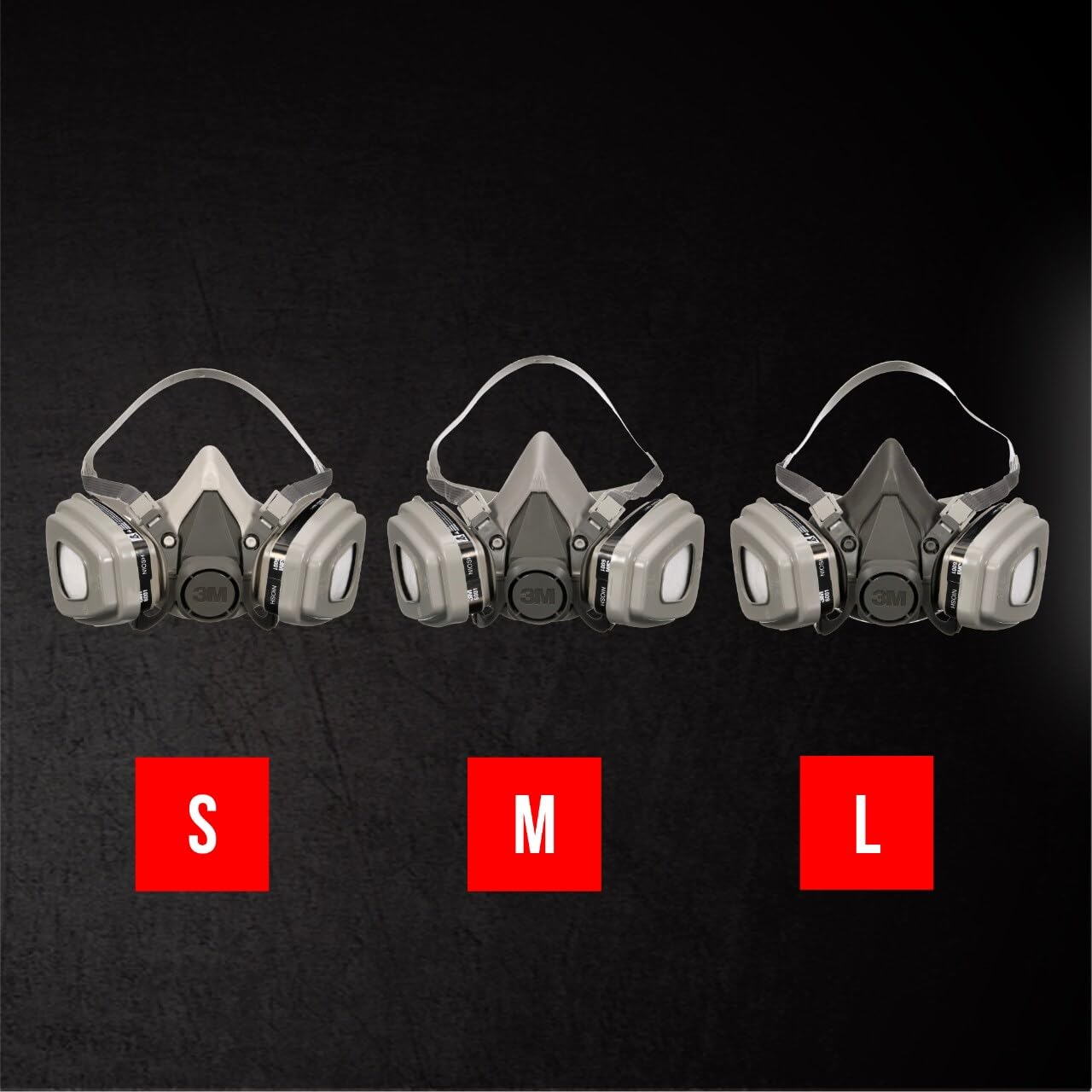 3M™ Paint Project Reusable Respirator 6211P1-DC, OV/P95, Medium, 1-Fcpc, 1-pr of 6001 Ctdgs, 2-pr 5P71 Fltrs, 1-pr of 501 Rtnrs