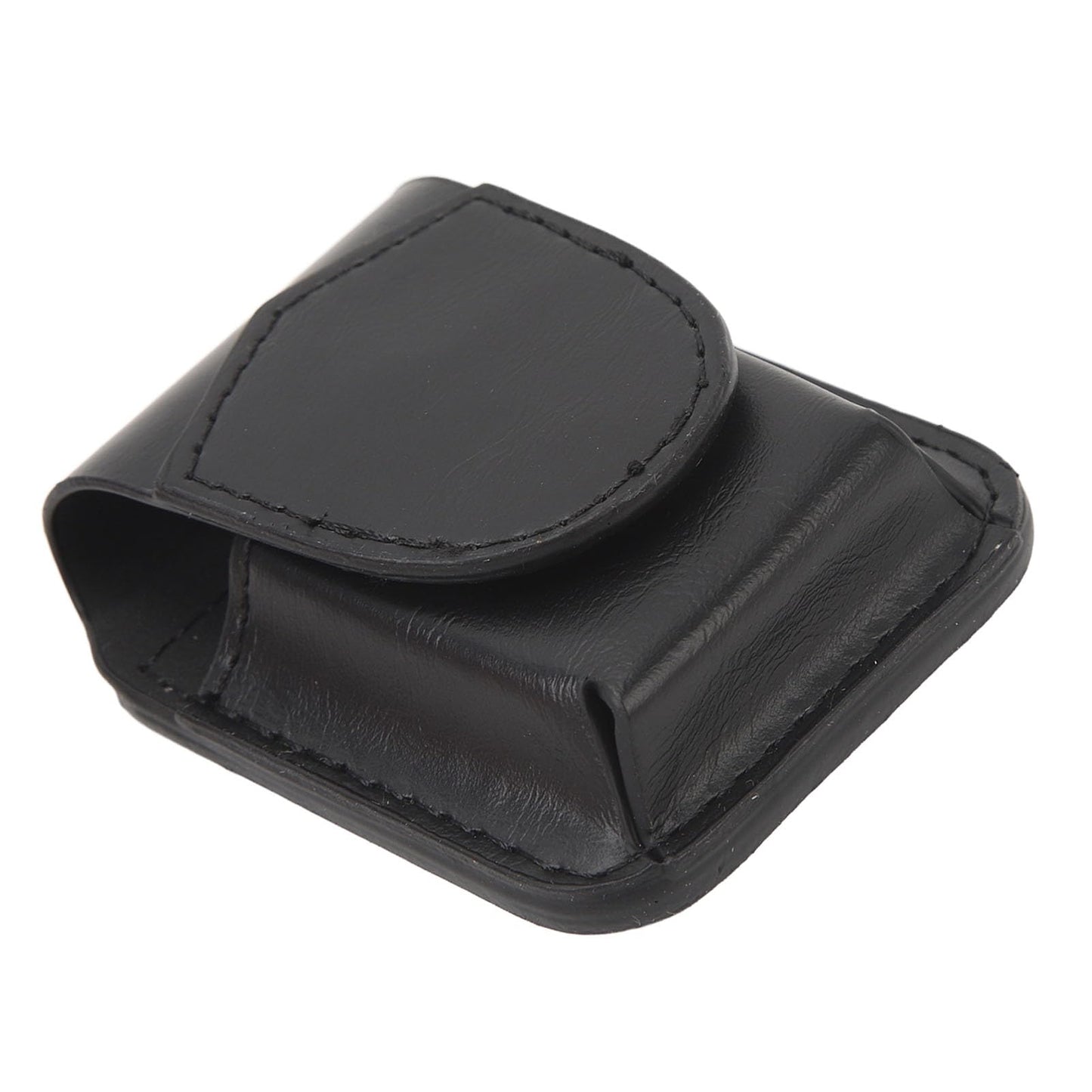 Lighter Pouch Belt Loop PU Holder Scratch Soft Lining Magnetic Buckle Lighter Waist Case Outdoor Travel (Black)