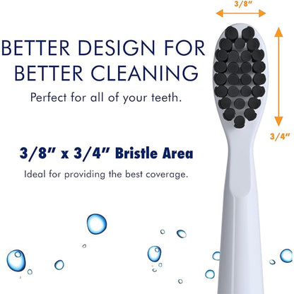 Sonic-FX Solo Electric Toothbrush - 3 Brushing Modes - with Intelligent Auto-Timer, Includes 2 Tooth Brush Heads, and 1 Interdental Head, Rechargeable, Electronic Charging/Storage Base (Black)