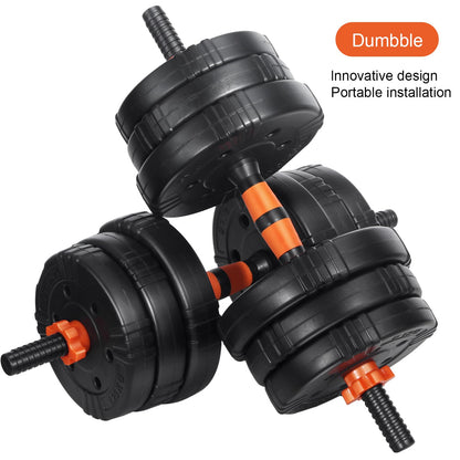 EDOSTORY Adjustable Dumbbell Set, 22/44/66/88lbs Free Weights, 4-in-1 Barbell & Kettlebell Set, Non-slip Handles, Fitness for Men & Women