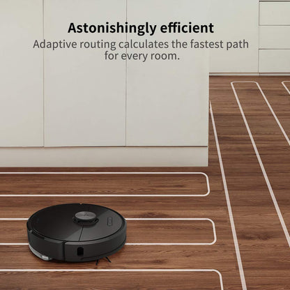 roborock Q7 L5 Robot Vacuum and Mop Combo, 8,000Pa Suction, Upgraded from Q5 Pro, Dual Anti-Tangle System, LiDAR Navigation, Multi-Level Mapping, Self-Charging Robotic Vacuum Cleaner, Black