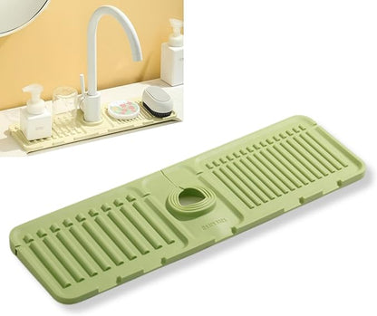 Silicone Sink Splash Guard, Non-Slip Faucet Mat