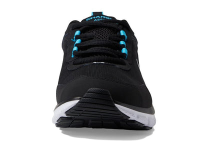 Under Armour Men's Charged Assert 9, (009) Black/Blue Surf/White, 15, US