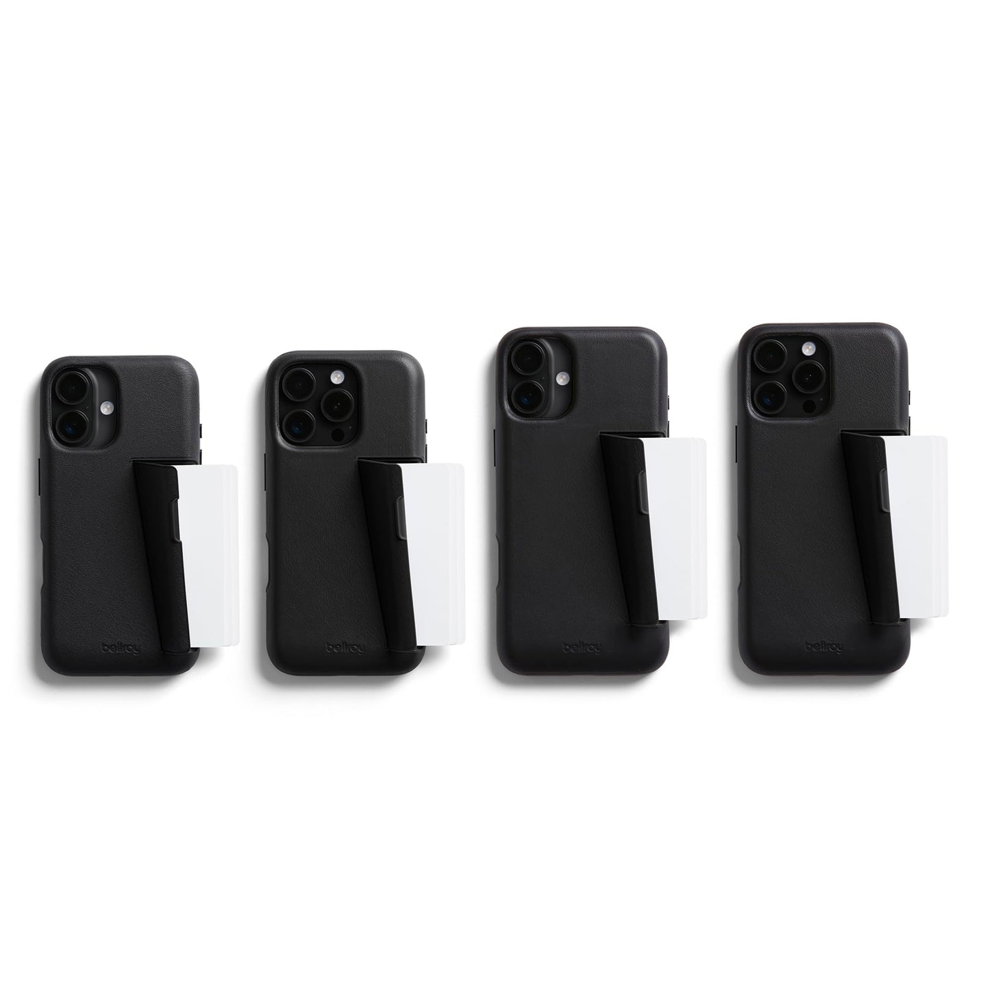 Bellroy Phone Case – 3 Card for iPhone 16 (Leather iPhone case, Phone Wallet) - Sienna
