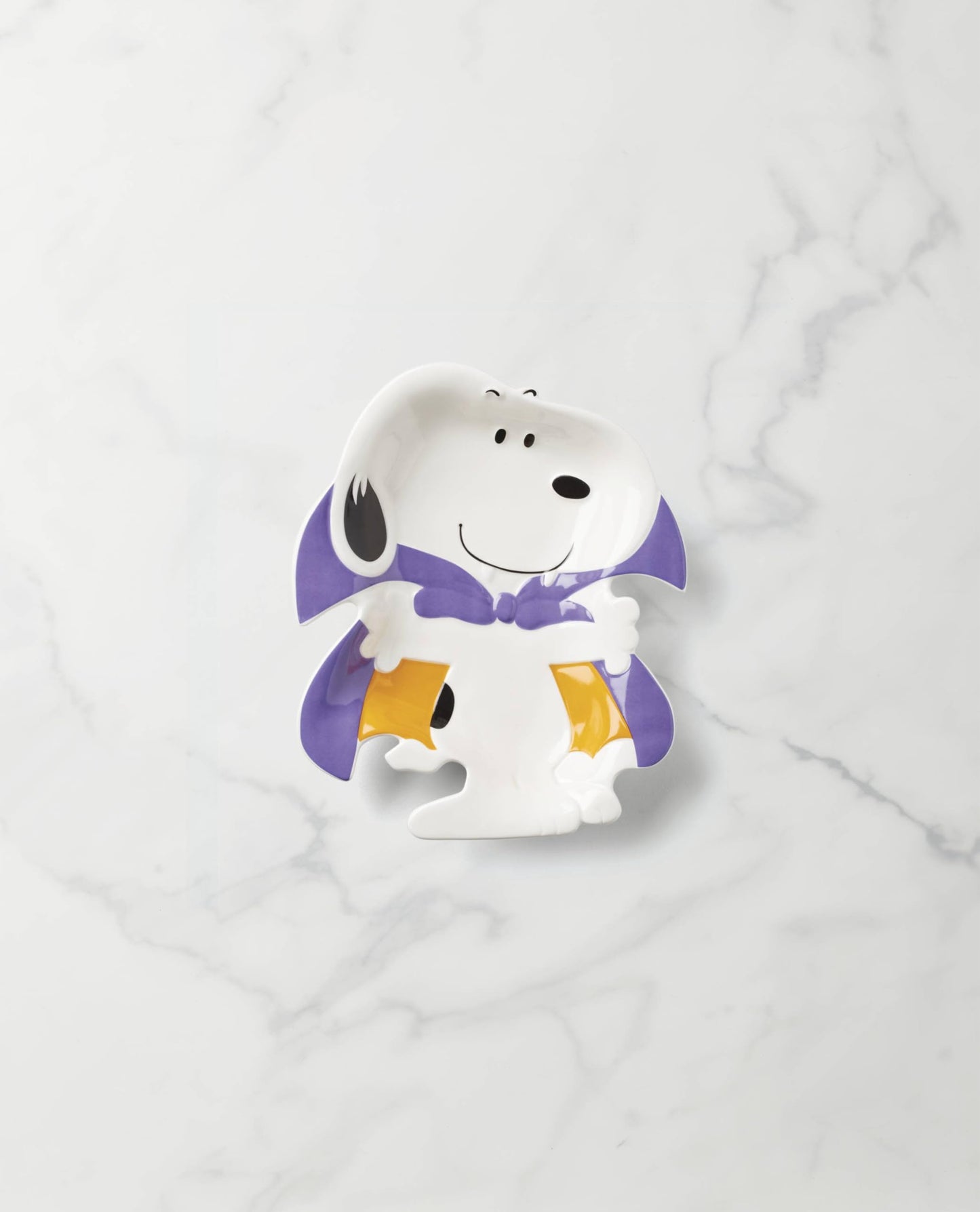 Lenox Serveware, The Great Pumpkin Figural Treat Dish, Handwash Only, Durable Porcelain Dish Tray, Halloween Decor Indoor, Halloween Table Decorations, Snoopy Design, Fall Decor (8 x 6.5 x 1-inch)