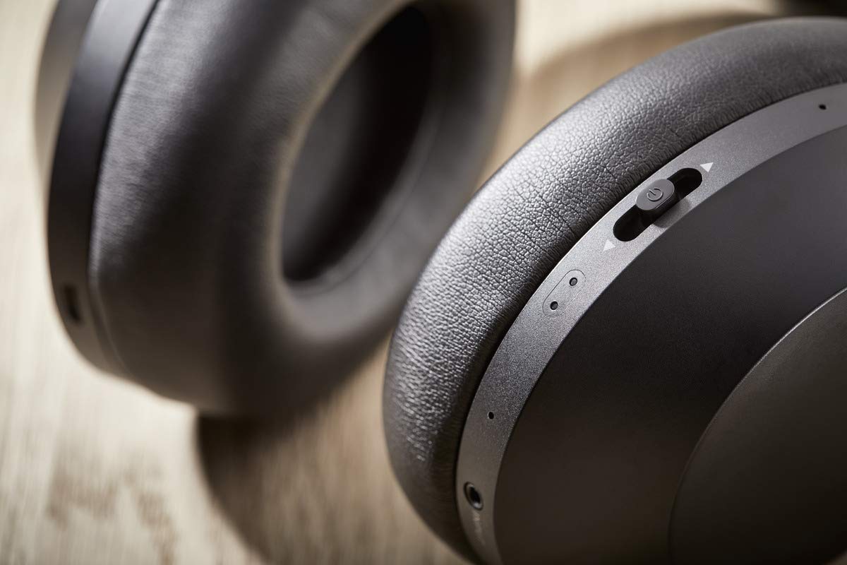 Philips PH805 Active Noise Canceling (ANC) Over Ear Wireless Bluetooth Performance Headphones w/ Hi-Res Audio, Comfort Fit and 30 hours of playtime (TAPH805BK)