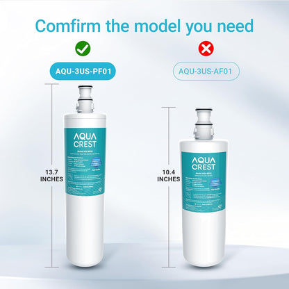AQUA CREST 3US-PF01 Water Filter Replacement for Filtrete®3US-PF01, 2 Pack