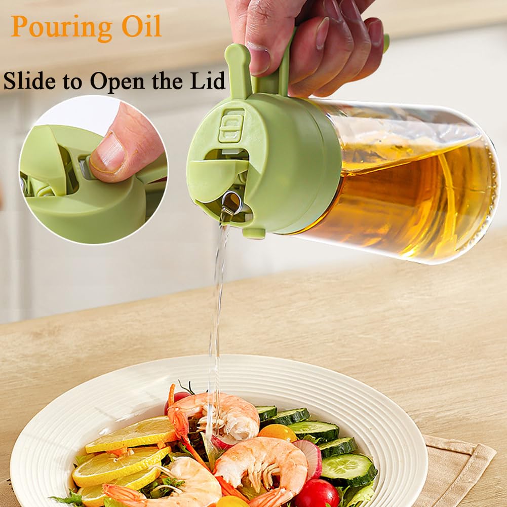 Olive Oil Sprayer for Cooking Oil Spritzer Mister for Air Fryer Canola Vinegar Vegetable Oil Portable Mini Bottle Kitchen Gadgets for BBQ/Pan/Salads/Baking (1 Pack)