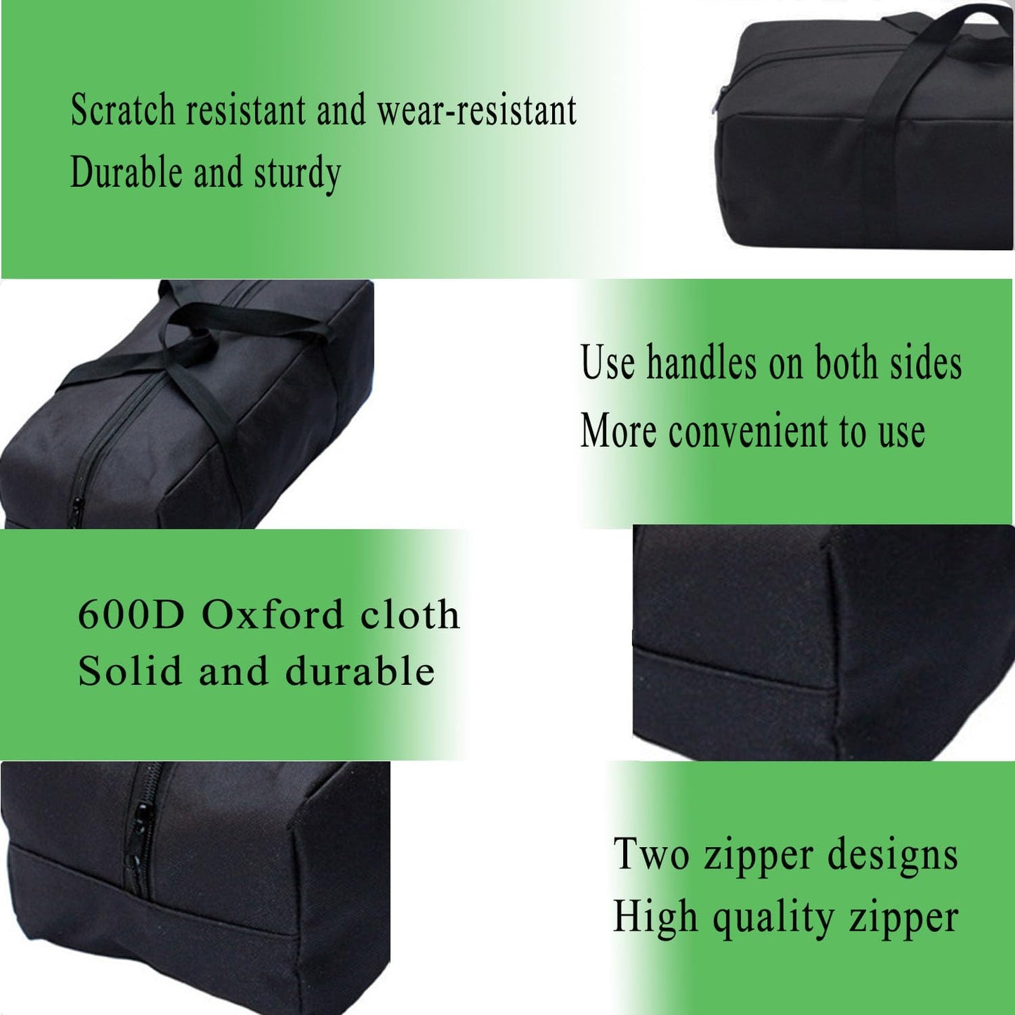 YLTQQT Heavy Duty Water-Resistant Grill & Tent Storage Bag - XL Organizer for BBQ Utensils, Canopy, Hammock, Roof Top Tent & Fishing Rods with MOLLE Straps (25''(L) x5.9''(W) x5.9''(H))