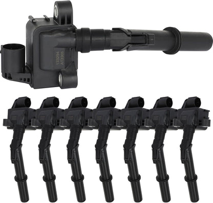 ECCPP 3 ignition coils with 3 iridium Spark Plugs,UF808,coils packs,for Smart Fortwo 2016-2017 0.9L‎224332428R,UF-808
