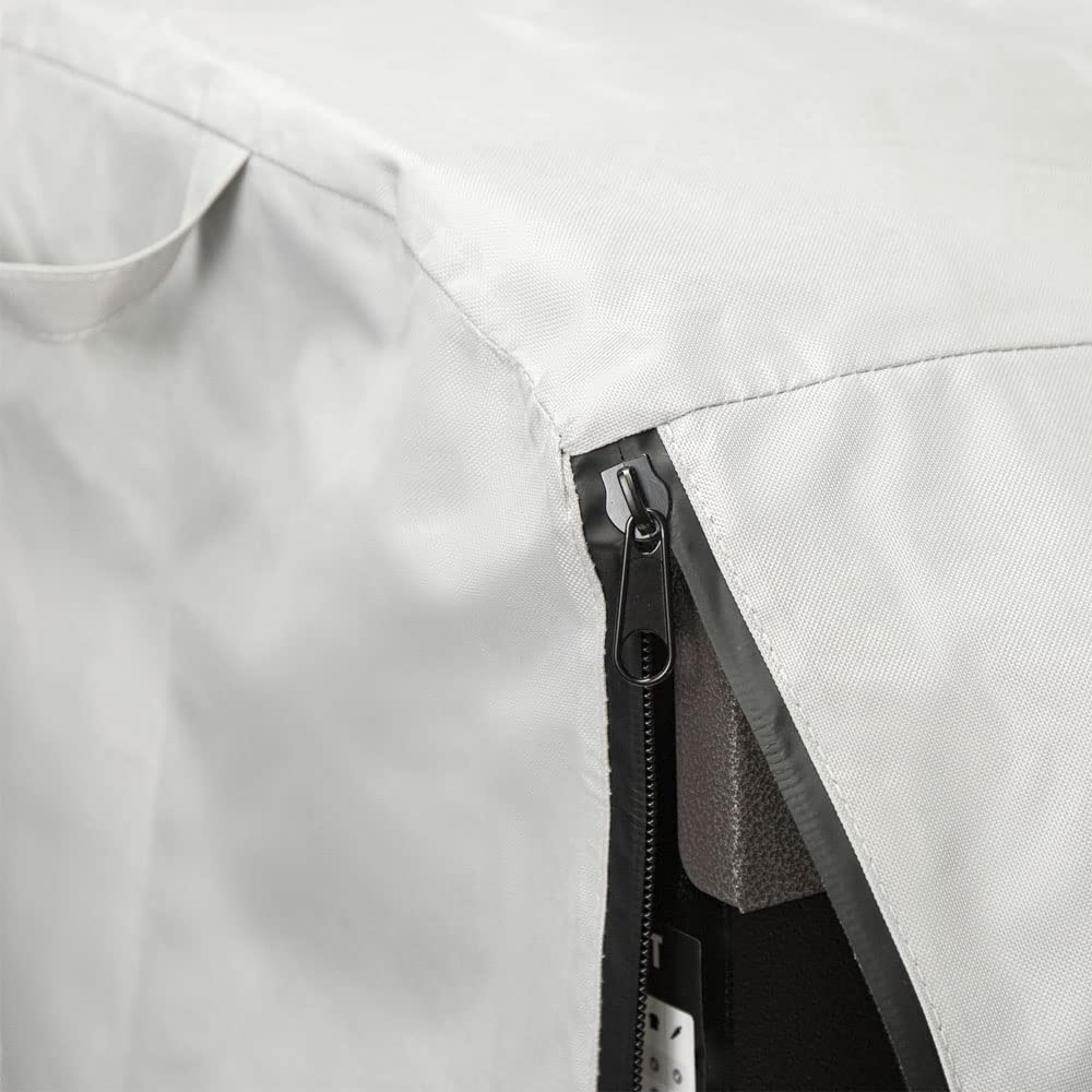 ZJYWSCH Grill Cover for Pit Boss Platinum KC Combo PB1285KC Wood Pellet and Gas Grill 600D Heavy Duty Pit Boss KC Combo Grill Cover Outdoor Waterproof