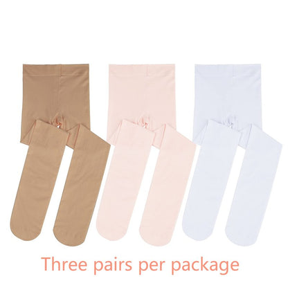 Stelle Girls' Ultra Soft Pro Dance Tight/Ballet Footed Tight(Toddler/Little Kid/Big Kid),BP+WT+TN,S