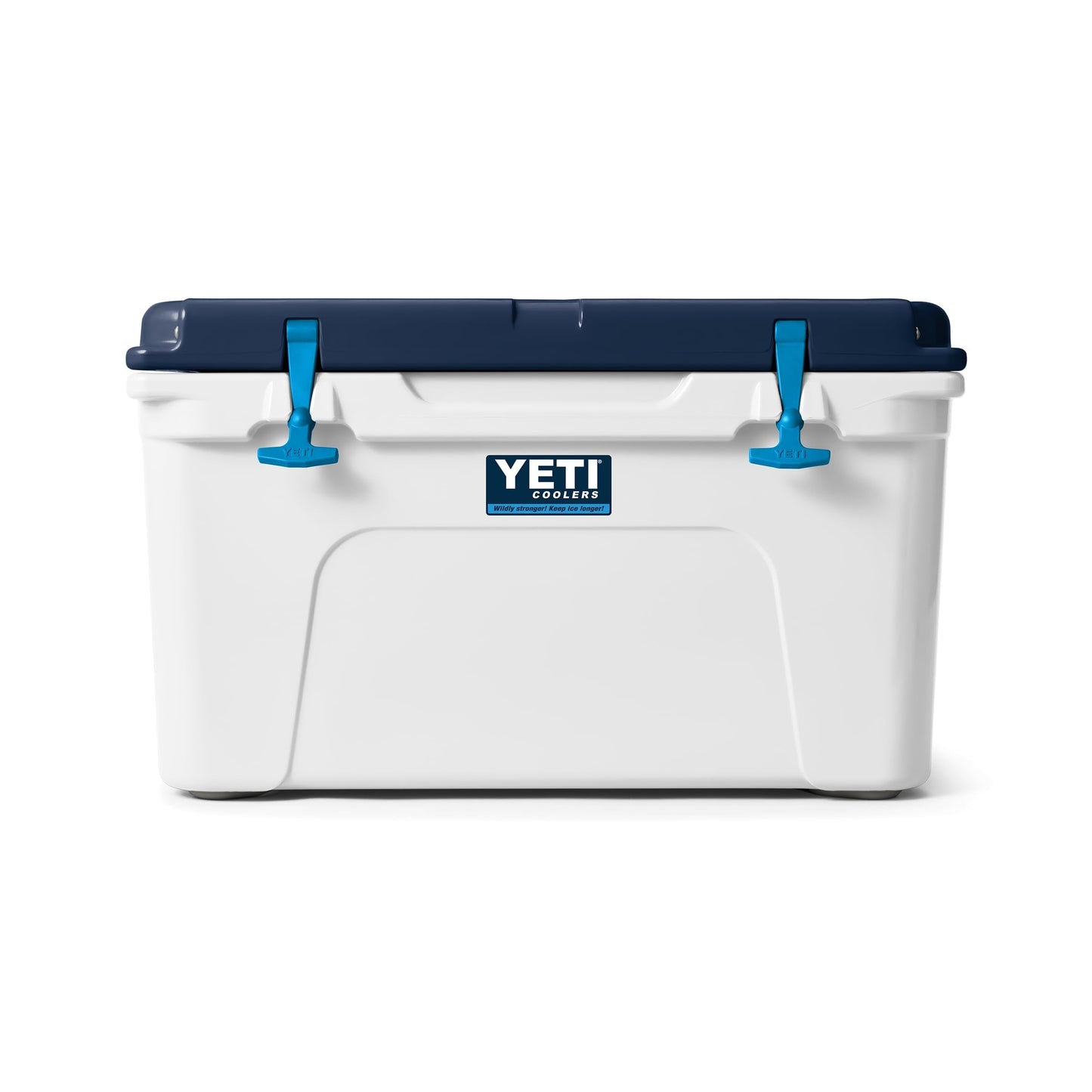 YETI Tundra 45 Cooler, White/Blue