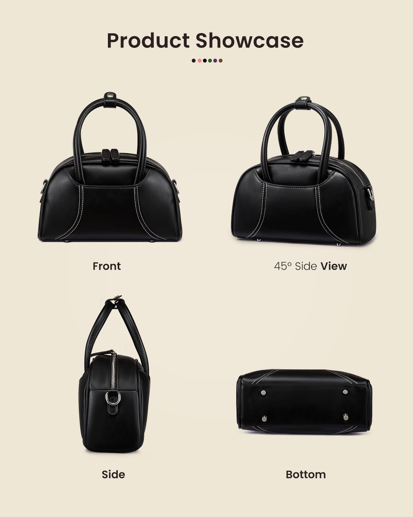 LOVEVOOK Shoulder Bag for Women - Small Purses for Women Trendy Handbags Mini Vintage Hobo Clutch with Detachable Strap