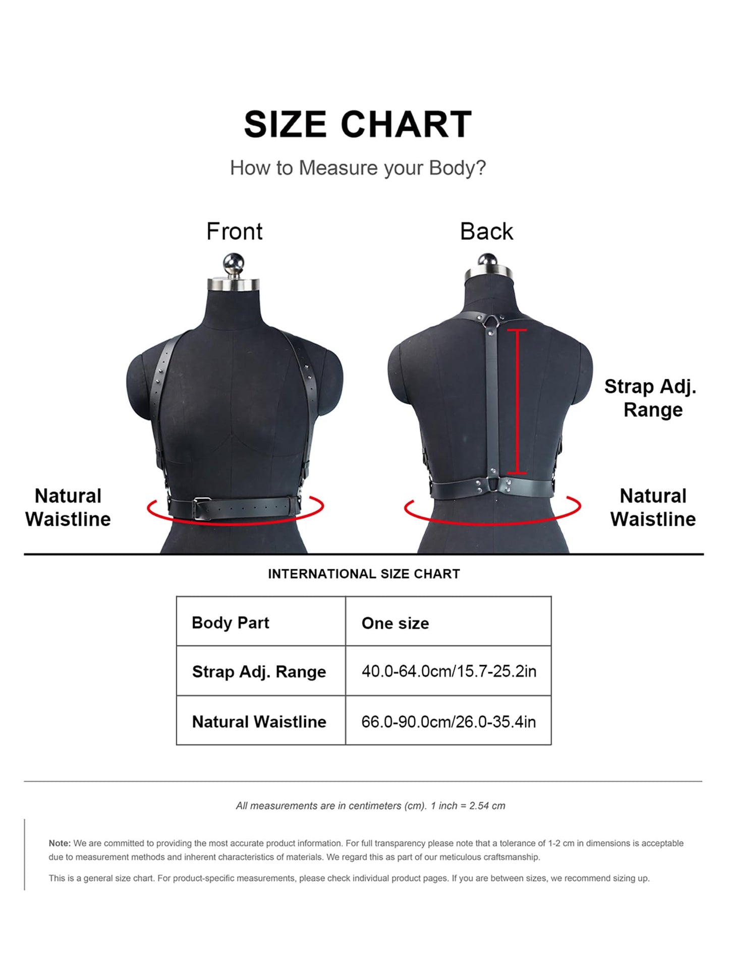 WARANDOD Women’s Adjustable Faux Leather Wide Waist Belt with Shoulder Straps, Gothic Punk Harness Style Fashion Belt, Alloy Buckle Accessory(Waist 26.0-35.4in)