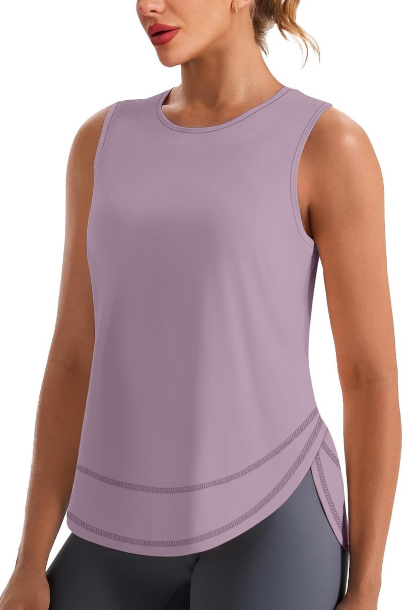 NIASHOT Womens Tank Tops Workout Tops Athletic Tank Tops for Women Gym Essentials Summer Outfits Racerback Tank Top Sleeveless Shirts Gym Clothes Tennis Hiking Shirts Pilates Outfits XL