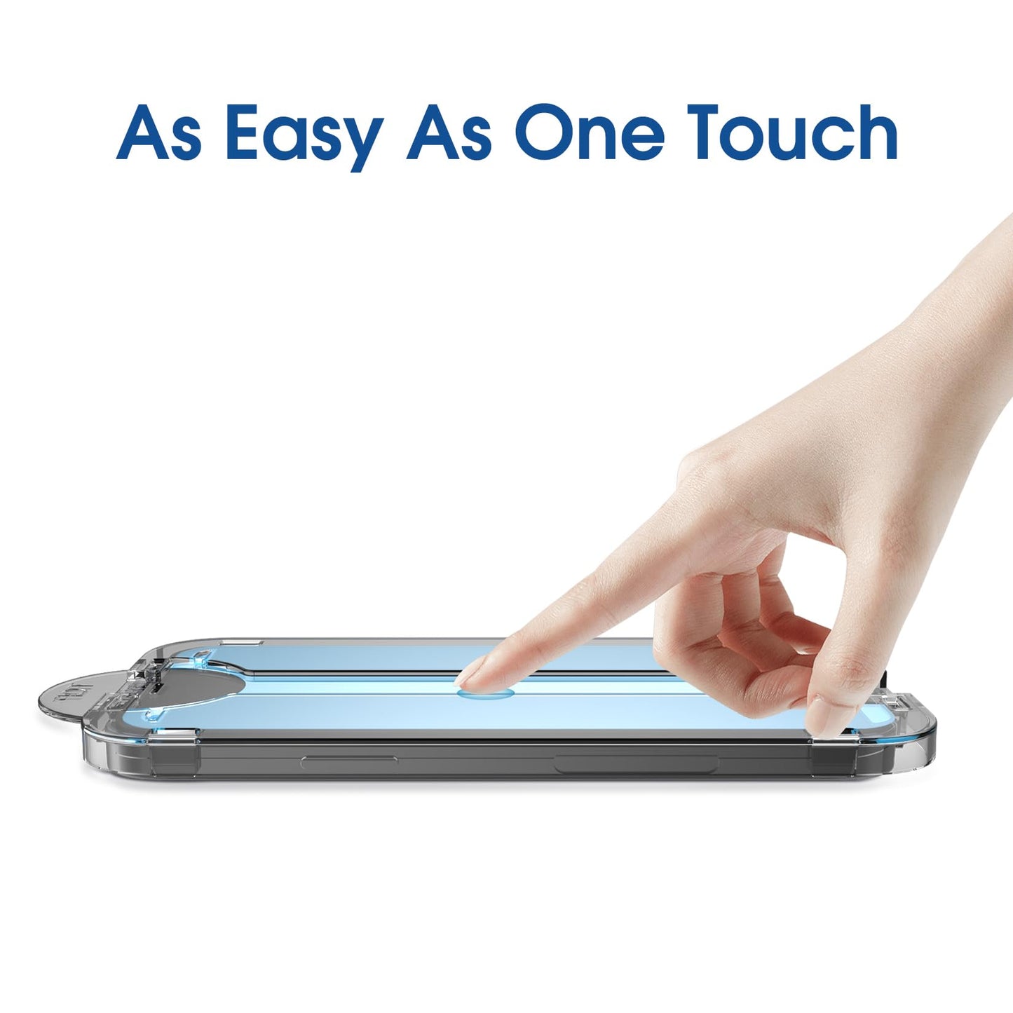 amFilm Easiest Installation OneTouch for iPhone 14 Pro [6.1 Inch] Screen Protector Tempered Glass, Auto-Alignment Tech, Bubble Free and Full Coverage Case Friendly, Anti-Scratch 2 Pack