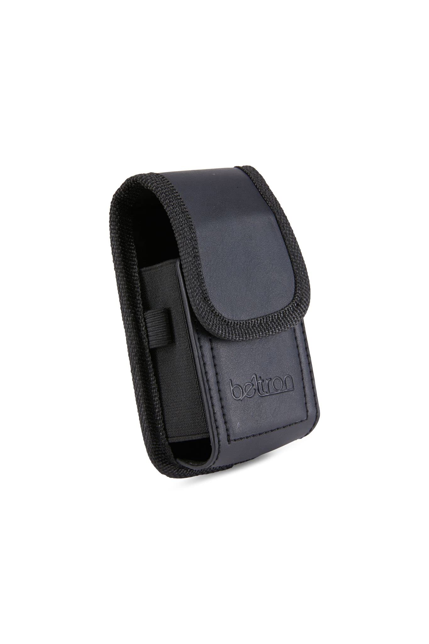 Universal Flip Phone Case, BELTRON Leather Vertical Pouch for TCL Flip Pro, Flip 3, Alcatel Go Flip 4, Go Flip V, Cingular Flip 2, Nokia 2720V & More (Belt Loop, Metal Belt Clip & Dual Magnet Closure)