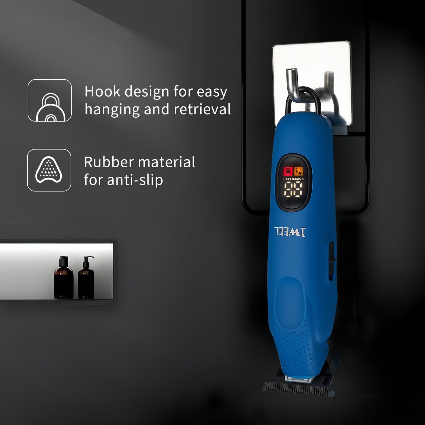 Beard Trimmer for Men Professional Hair Trimmer for Men Hair Clippers Eletric Razor Shavers Zero Gapped T Blade Edgers Liners Cordless Rechargeable Mustache Grooming Kit for Body