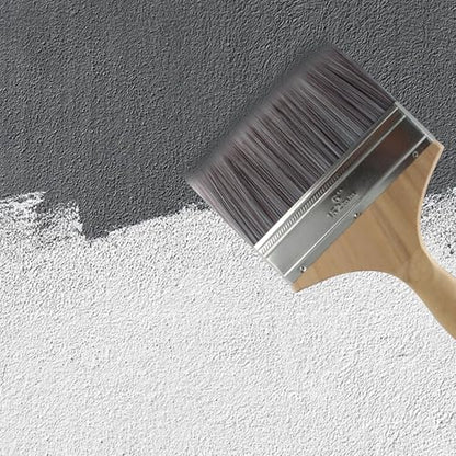 6 inch Wide Soft Bristle Paint Brush, Flat Stain Brush, Wooden Handle Deck Brush, Masonry Brush, Wood Stain Brush