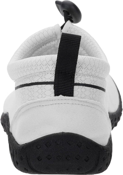 WHITIN Water Shoes for Women Aqua Barefoot Swim Sneakers Beach Minimalist Size 7 Lightweight Diving Surfing Boating Slip On Fishing Playa Athletic Grey 37