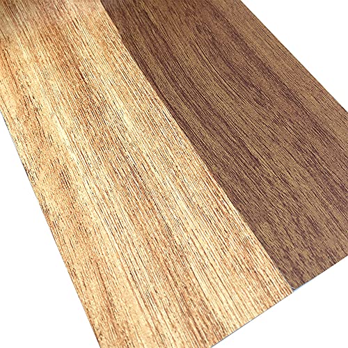 SourceTon 2.2 Inch x 15 Feet Repair Tape for Wood, 2 Roll Wood Grain Tape Repair Tape Patch Wood Adhesive for Door Floor Chair Table (Brown Antique and Natural Oak)