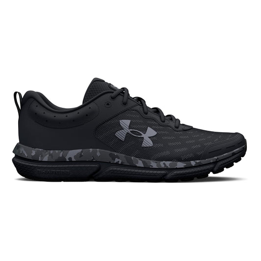Under Armour Men's Charged Assert 10 Shoes, (001) Black/Black/Pitch Gray, 8.5