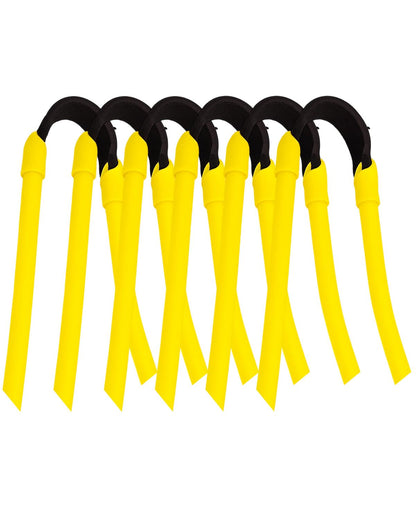 Slingshot Rubber Tubing Replacement Bands, Heavy Duty Wrist Rocket Replacement Bands, Sling Shot Rubberband Compatible for Hunting Catapults Outdoor Shooting Sports (6)