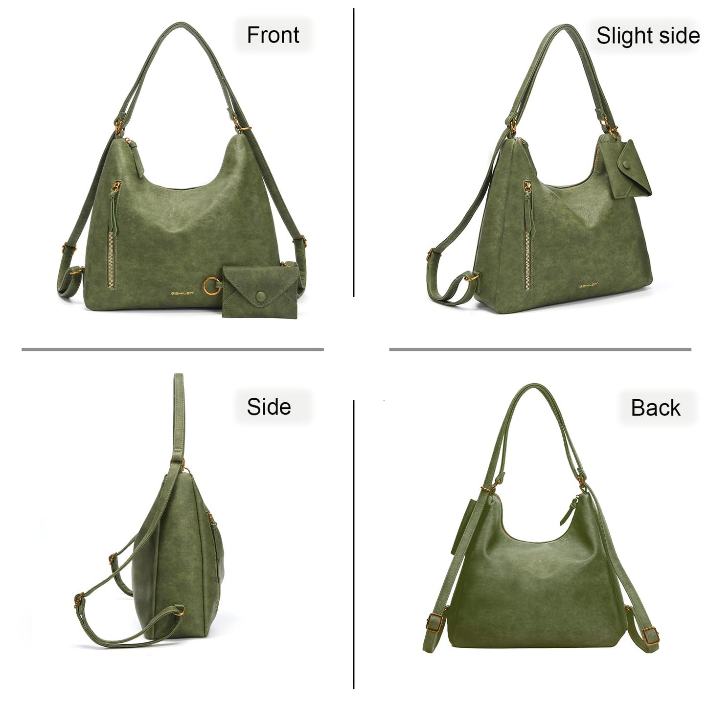 Women Hobo Bag Faux Leather Tote Handbags Clutch Purses Fashion Crossbody Bag Shoulder Bags
