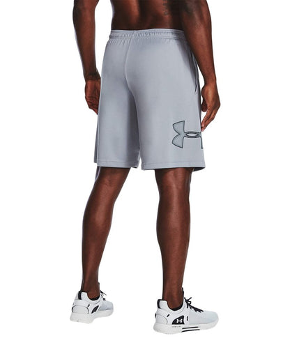 Under Armour Men's Tech Graphic 10" Shorts, Steel (035)/Black, 5X-Large Tall
