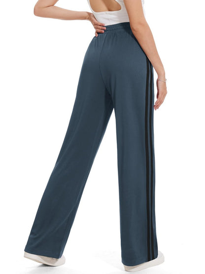 Tapata Women's 32" Inseam Long Track Pants Loose Straight Leg Jogging Sweatpants Warm-Up Sports Athletic Running, Dark Grey, XXL