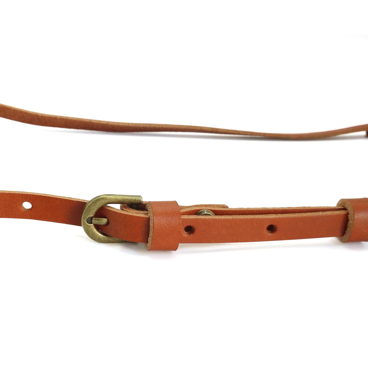 SNLxStudioz Genuine Leather Camera Neck Strap with Quick Release - Thin Shoulder Strap for Sony, Fujifilm, Canon, Nikon Mirrorless & DSLR - Vintage Retro Professional Camera Strap