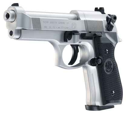 Beretta M 92 FS All Metal .177 Caliber Pellet Gun Air Pistol, Nickel/Black