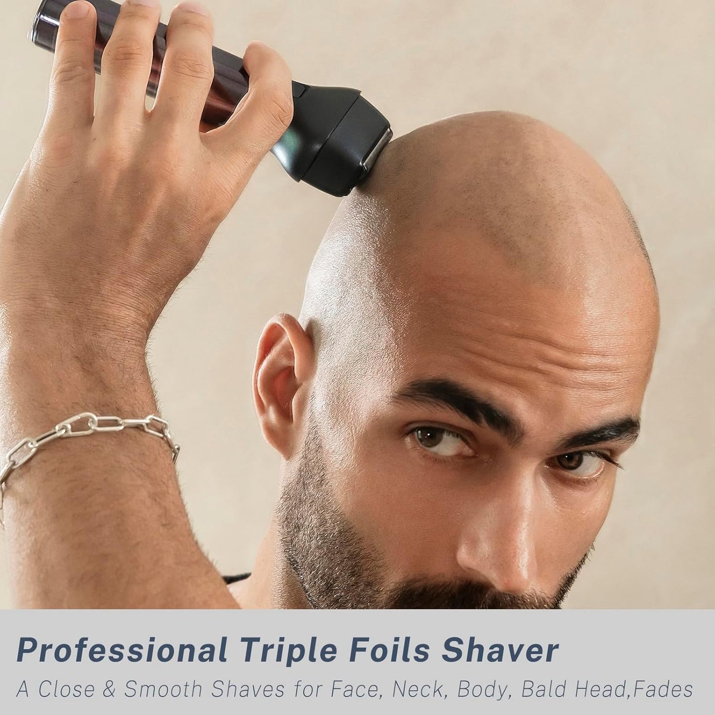 Beard Trimmer for Men, Electric Razors and Hair Clippers Set, Precision Dial Adjustable 20 Settings, All-in-One Shaving Kit for Mens Face Head Nose Body, IPX7 Waterproof Wet/Dry, USB-C Charge Dock
