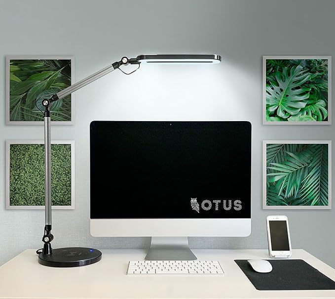 OTUS LED Desk Lamp Gesture Control LED Desk Lamp with Wireless Charger