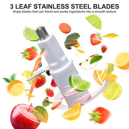 Bear Baby Food Maker, Baby Food Processor Set with Baby Food Containers, Silicone Spoons, Baby Food Puree Blender for Fruit, Vegetable, Meat, Make Fresh and Nutritious Meals for Your Little One