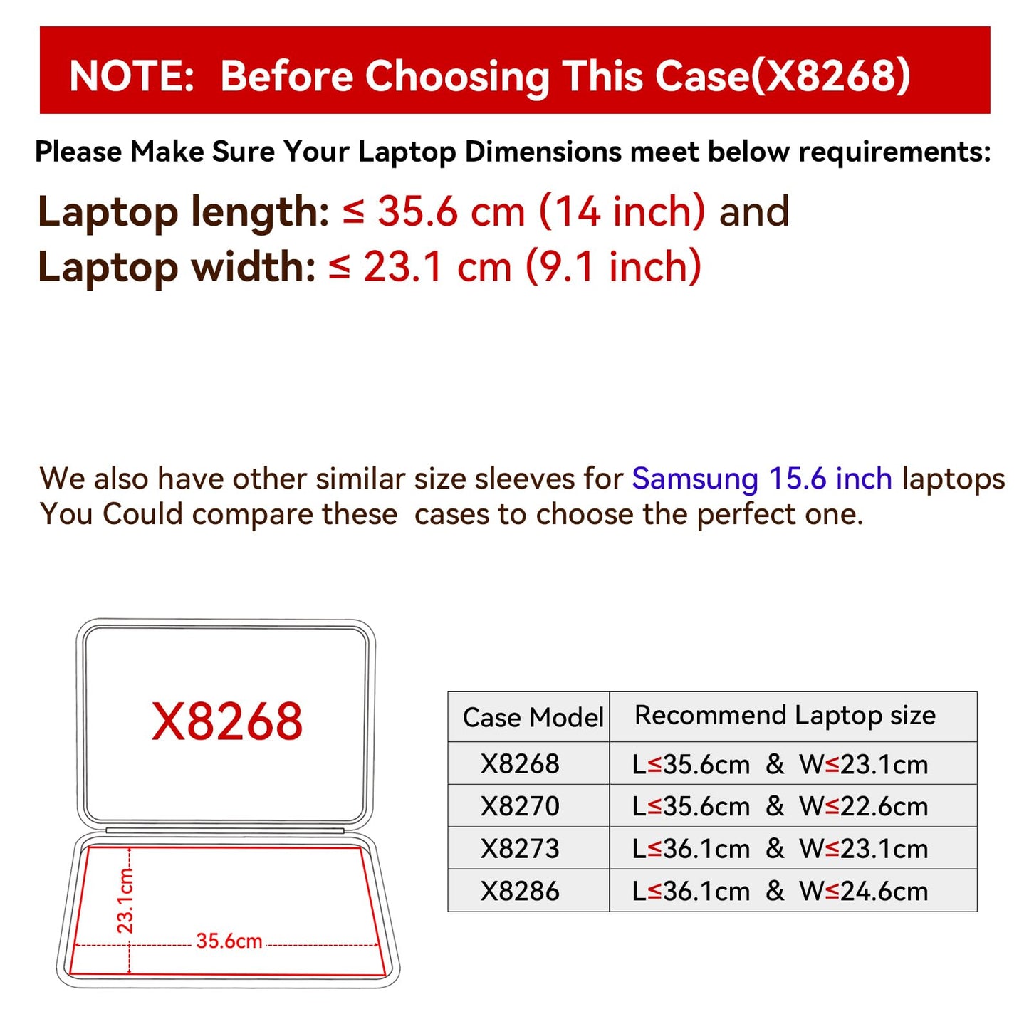Smatree Hard EVA Protective Sleeve Case Compatible for 15.6 inch Samsung Galaxy Book 5/4/3 360, for 15.6 inch Samsung Galaxy Book 2 Pro 360 Laptop, for Galaxy Book4 Edge Case (X8268)